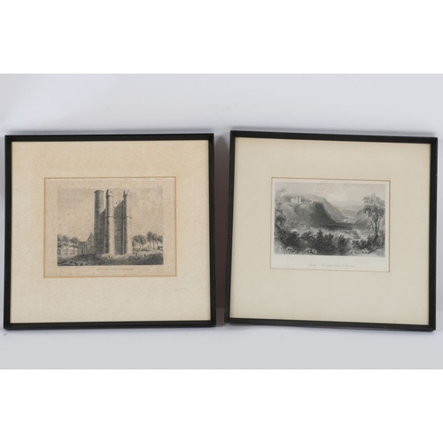 35 - FOUR VARIOUS BLACK AND WHITE ENGRAVINGS