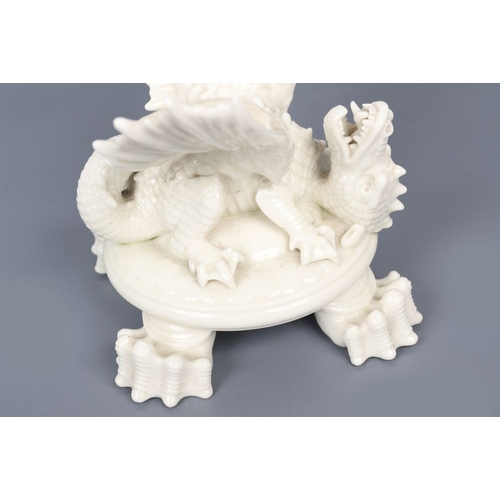 356 - 2 PERIOD BELLEEK WINGED GRIFFIN