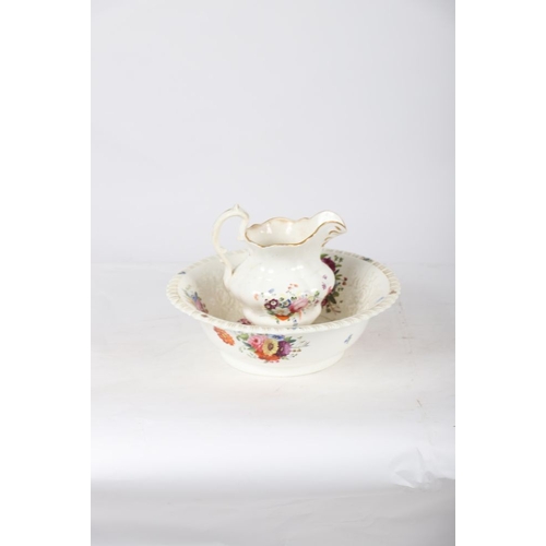 4 - ENGLISH STAFFORDSHIRE WASH HAND BASIN AND BOWL