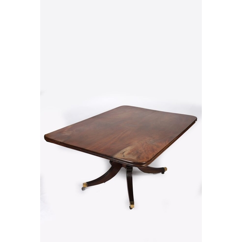 470 - IRISH REGENCY PERIOD MAHOGANY BREAKFAST TABLE, CIRCA 1830