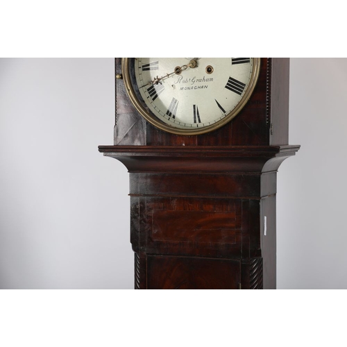 473 - REGENCY MAHOGANY LONGCASE CLOCK