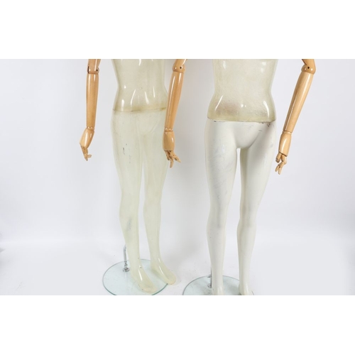 492 - 2 VINTAGE LIFE-SIZE MANNEQUINS