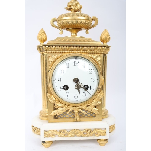 68 - 19TH-CENTURY J. MARTI & CIE ORMOLU MANTEL CLOCK