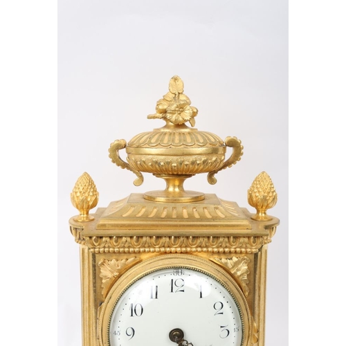 68 - 19TH-CENTURY J. MARTI & CIE ORMOLU MANTEL CLOCK