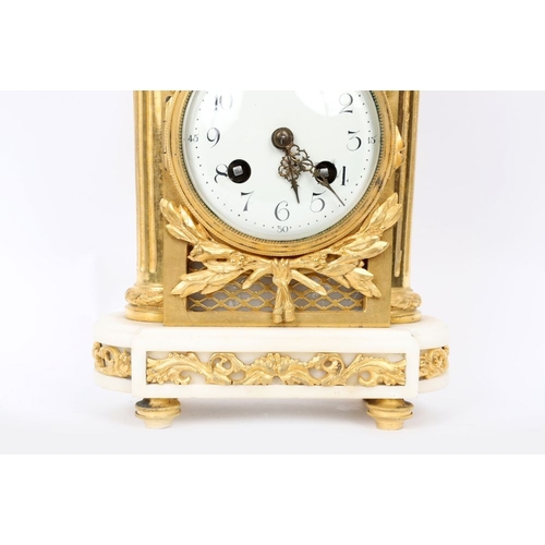 68 - 19TH-CENTURY J. MARTI & CIE ORMOLU MANTEL CLOCK