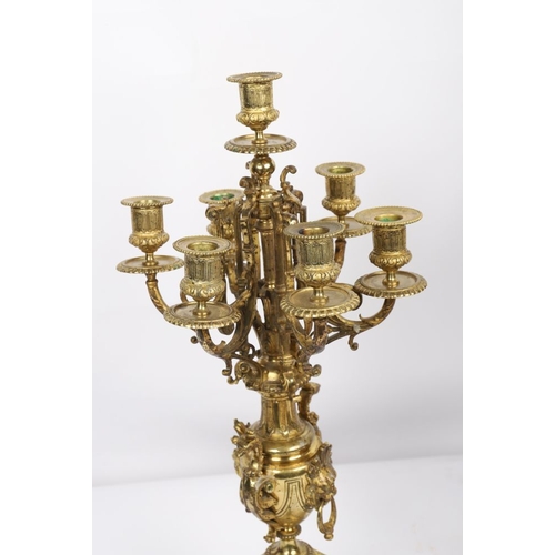 74 - PAIR 19TH-CENTURY FRENCH ORMOLU CANDELABRAS