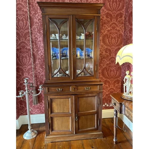 763 - PAIR EDWARDIAN MAHOGANY CABINETS