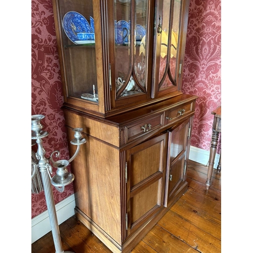 763 - PAIR EDWARDIAN MAHOGANY CABINETS