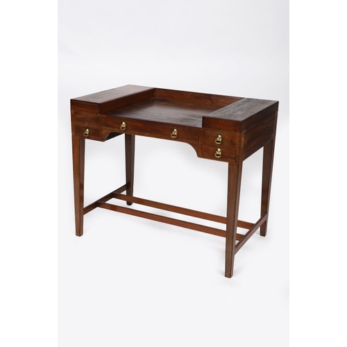 766 - GEORGIAN MAHOGANY & INLAID DRESSING TABLE