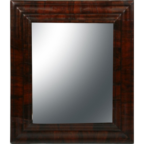 835 - WILLIAM AND MARY OYSTER WOOD FRAMED MIRROR