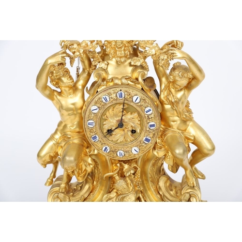 94 - IMPORTANT 19TH-CENTURY FRENCH ORMOLU MANTEL CLOCK