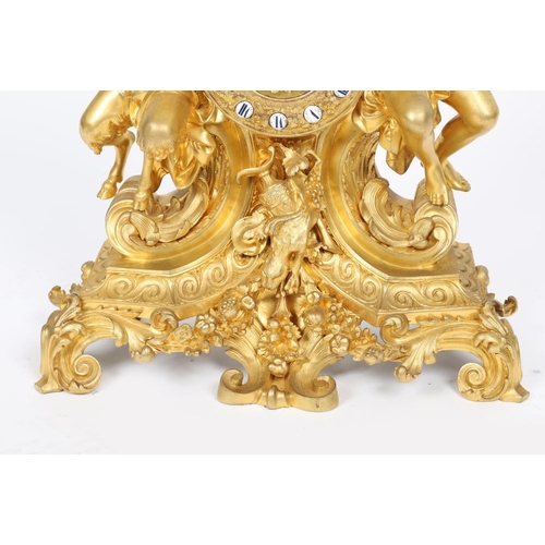 94 - IMPORTANT 19TH-CENTURY FRENCH ORMOLU MANTEL CLOCK