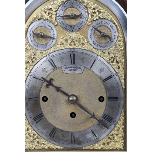 97 - 19TH-CENTURY ROSEWOOD & ORMOLU CASED BRACKET CLOCK