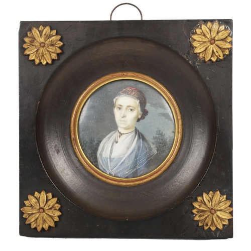 69 - AN OVAL PORTRAIT MINIATURE, 18TH CENTURY