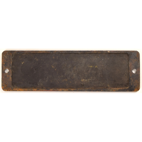 81 - Smokebox plate from ex GWR, 6660, a 1928 built Collet 56xx 0-6-2T. BR allocations included; Rhymney,... 
