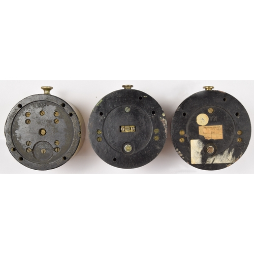 97 - Repeaters x 3, brass cased SYX markings; ARM & SLOT ON/ WRONG/ SLOT OFF, needle is not free movi... 