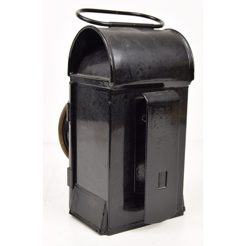 100 - Cart lamp, Great Western Railway un-used, marked GWR, copper vessel marked GWR and the burner marked... 
