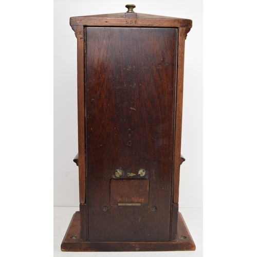 107 - Block instrument, Midland Railway pegging, needle distorted but free moving. Stamped MR Co three tim... 