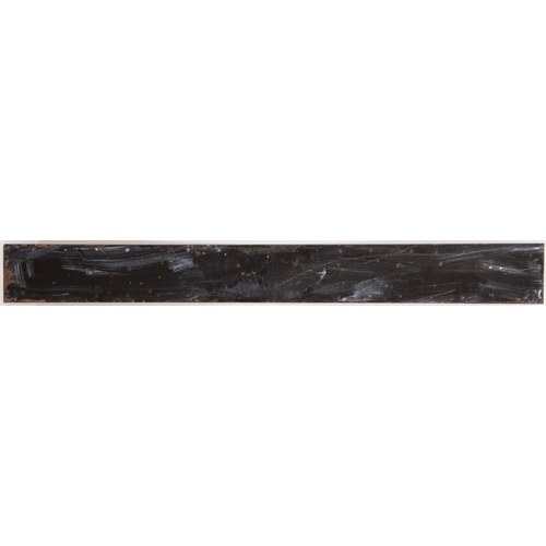 112 - Enamel underground frieze sign, BAKERLOO LINE, good colour and gloss, minor edge chips, 47 x 4 7/8 i... 