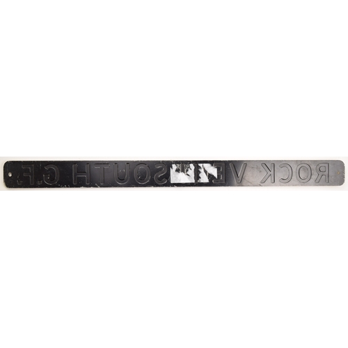 189 - Ground frame plate, alloy, British Railways Western Region, ROCK VEIN SOUTH G.F. This is from the ex... 