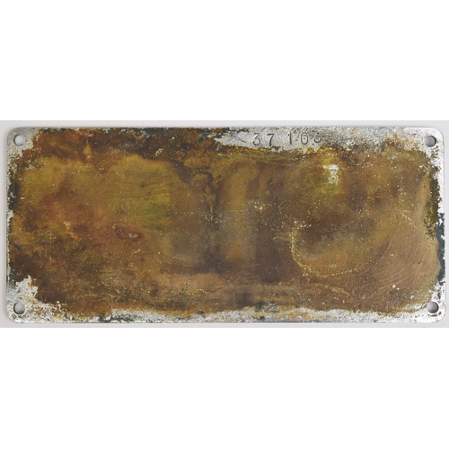 73 - Worksplate, THE ENGLISH ELECTRIC COMPANY LIMITED LONDON No 3232/ D757 1962 THE VULCAN FOUNDRY LTD LO... 