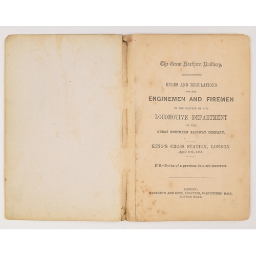 279 - Ephemera, 3 items; Great Northern Railway General Instructions and Regulations for the Executive Dep... 