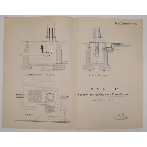 73 - Ephemera, 3 folders containing approximately 42 printed diagrams in folders for the Sheffield & ... 