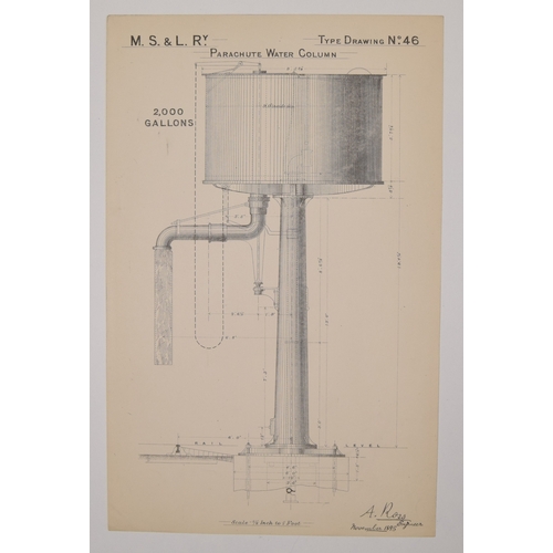 73 - Ephemera, 3 folders containing approximately 42 printed diagrams in folders for the Sheffield & ... 