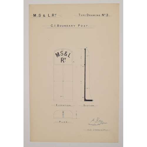 73 - Ephemera, 3 folders containing approximately 42 printed diagrams in folders for the Sheffield & ... 