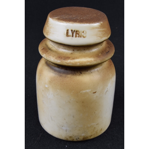 240 - Miscellaneous lot, 6x telegraph insulators; 5x Lancashire & Yorkshire Railway, one manufactured ... 