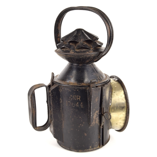 289 - Handlamp. Great Northern Railway / London & North Eastern Railway, brass plated LONDON & NOR... 