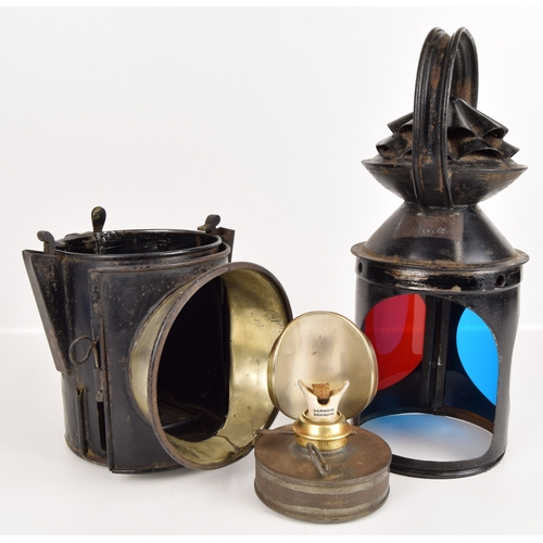 289 - Handlamp. Great Northern Railway / London & North Eastern Railway, brass plated LONDON & NOR... 
