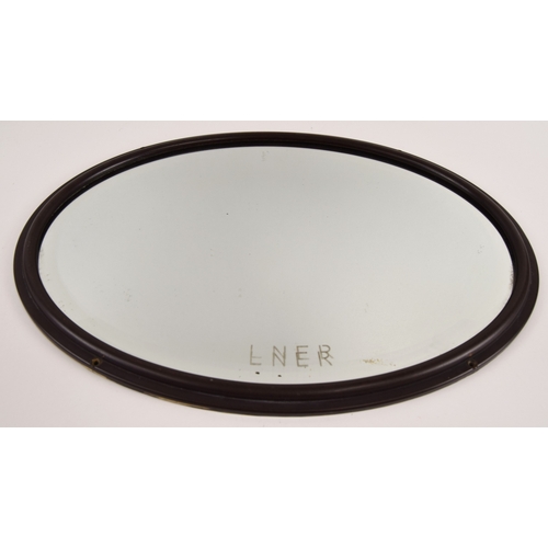 282 - Miscellaneous lot, London & North Eastern Railway mirror in original frame, 16 1/2 X 12 1/2 inch... 