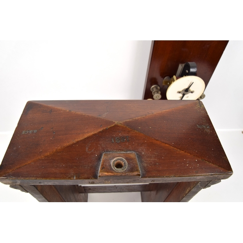244 - Signal Box Instruments, Midland Railway non pegging, stamped MRCo and 1881 on the top of the case, f... 