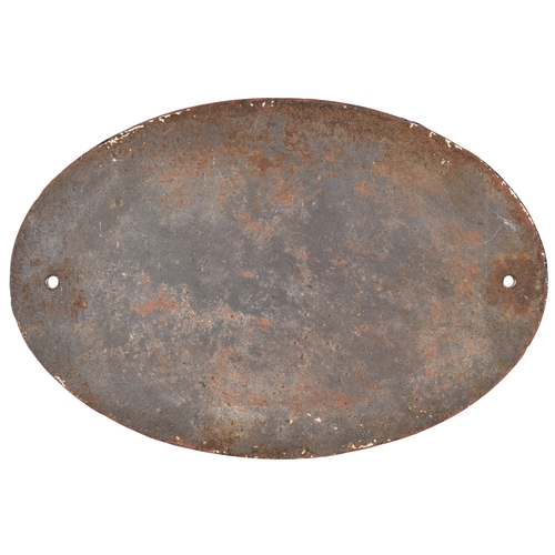 285 - Cast iron sign, Midland & Great Northern Railway bridgeplate 142, from an over bridge close to N... 