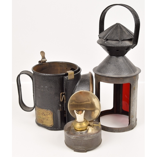 275 - Handlamp, London & North Eastern Railway, brass plated LONDON & NORTH EASTERN RAILWAY DONCAS... 