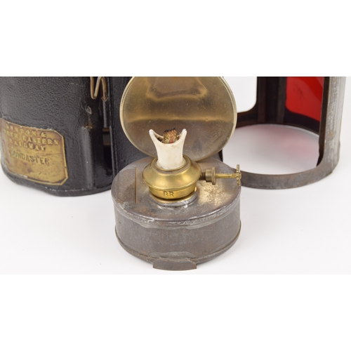 275 - Handlamp, London & North Eastern Railway, brass plated LONDON & NORTH EASTERN RAILWAY DONCAS... 