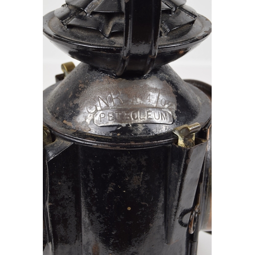280 - Handlamp, Great Northen Railway, complete, brass plated GREAT NORTHERN RAILWAY COMPANY LINCOLN GDS 1... 