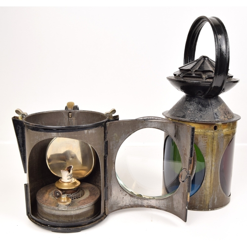 280 - Handlamp, Great Northen Railway, complete, brass plated GREAT NORTHERN RAILWAY COMPANY LINCOLN GDS 1... 