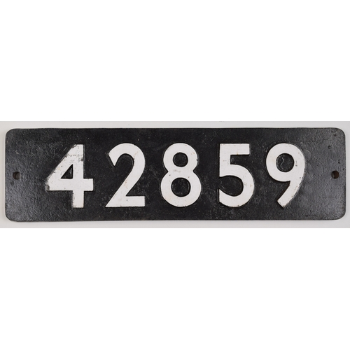 266 - Reproduction smokebox 42859, cast iron. Correct pattern, bar screw hole size. Cast for preserved loc... 