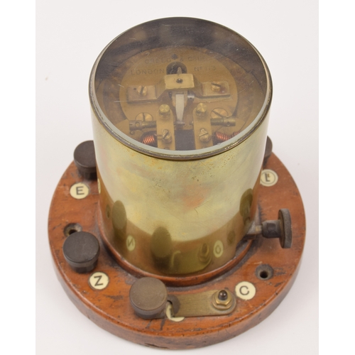 Signalling Hardware. Brass cased relay, manufactured by CREED & CO LTD ...