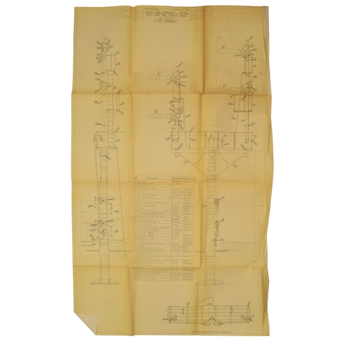 Ephemera. 10 signalling hardware diagrams, to include diagram for ...