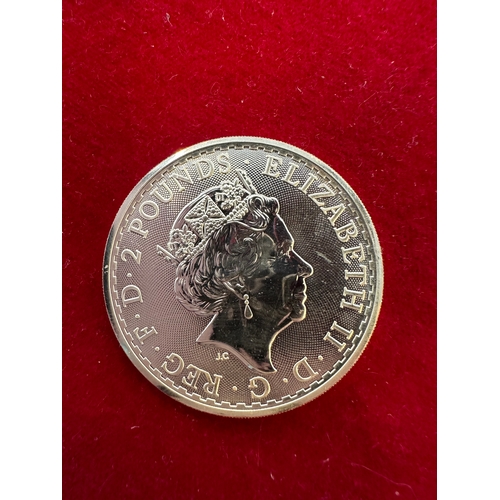 37 - 1 oz Silver Britannia Coin 1999 QEII