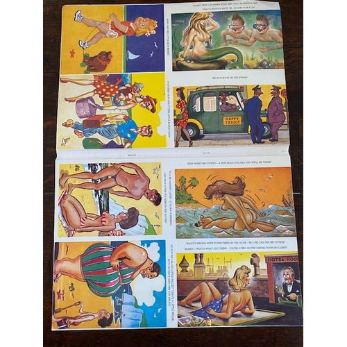 120 - Saucy seaside postcards (20) in complete book with perforations