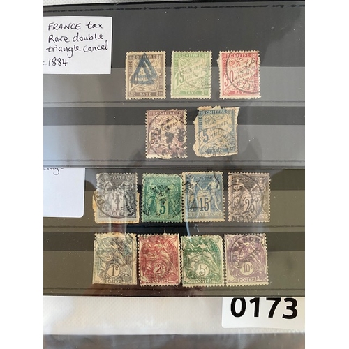 173 - FRANCE early stamps c.1884 