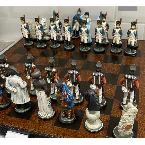 6 - Chess Set, Napoleon and his military a/f