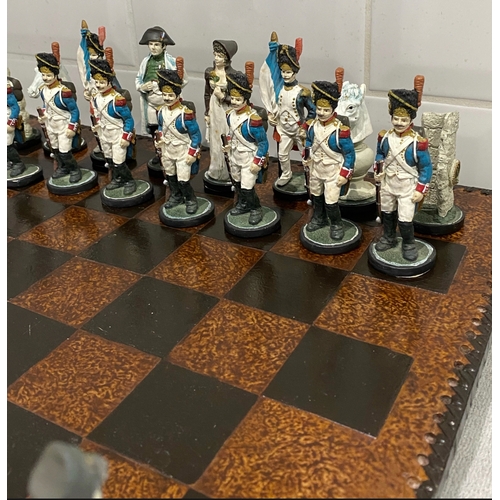 6 - Chess Set, Napoleon and his military a/f