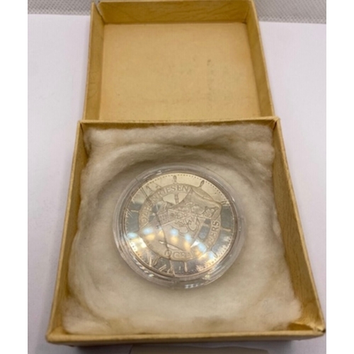 66 - OZEANRIESEN Oceanliners Titanic Commemorative Silver medal coin, 0.999 fineness, 30.929g, Diameter 4... 