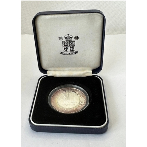 386 - 1999 2000 Anno Domini Silver £5 coin