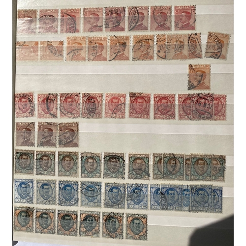 340 - ITALY duplicated lot of early stamps on stockleaves of 1863-65 issue (c.48, inc 2 lire), 1889 values... 